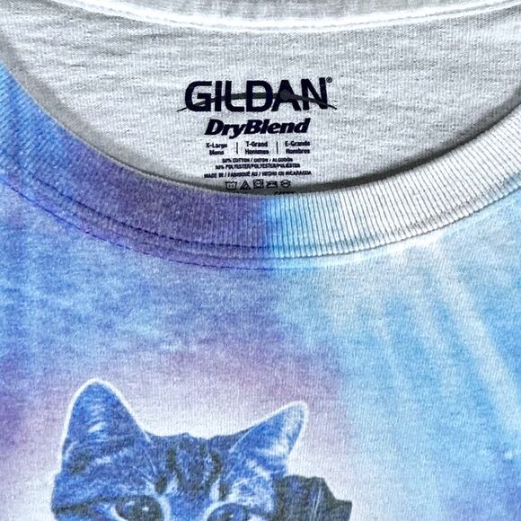 DJ Kitty Hip Hop House Music Rave Kitties T- shirt XL Novelty Band Streetwear - Picture 3 of 8